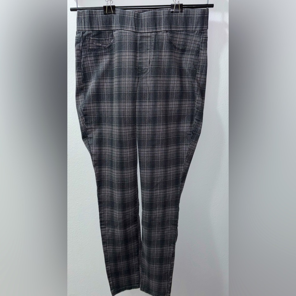 Gray Plaid Pants